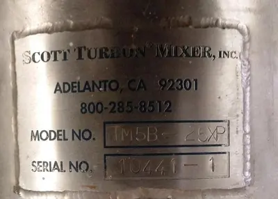 USED SCOTT TURBON TM5A-25XP AND TM5B-25XP