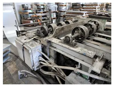 36” x 14-STAND ASC PANEL ROLL FORMING LINE WITH PRE-CUTOFF & MEASURING SYSTEM 6’ TO 42’ LONG