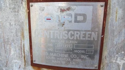 Bird Centri-Screen model 50
