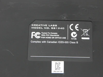 Used CREATIVE LABS _UNKNOWN_ Commercial Audio/Visual Equipment | OCO Industrial #1747949