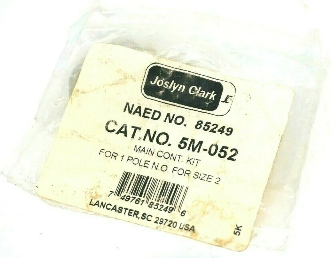 NEW JOSLYN CLARK 5M-052 CONTACT KIT 5M052