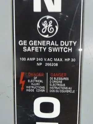 USED GENERAL ELECTRIC / GE TG4323