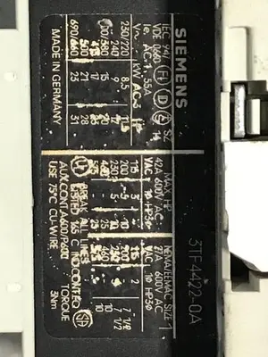 USED SIEMENS 3TF4422-0A