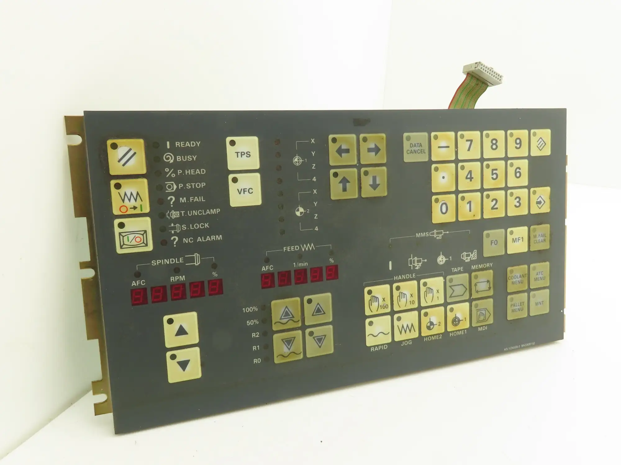 Mitsubishi Mazak KS-YZ402A-0 HMI Printed Circuit Operator Control Board