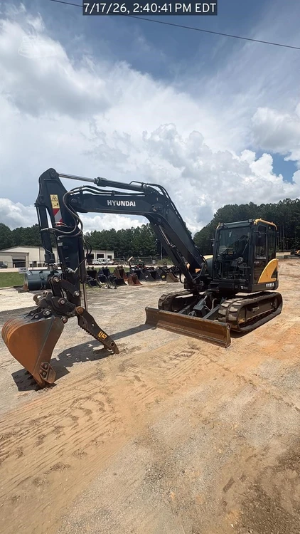 Used 2023 HYUNDAI HX85A Crawler Excavators Georgia US | National Equipment Dealers #1422223
