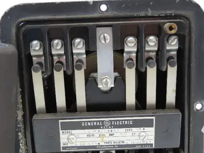 General Electric 12HFA51A48F Overcurrent Time Delay Relay 6 VDC Type HFA