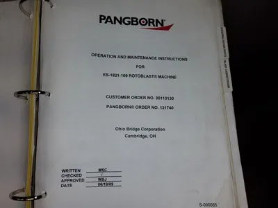 USED PANGBORN ES-1821-109