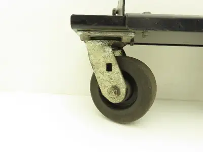 Lincoln Electric Powerwave Front Caster Wheels With Bracket & Handle For Welder