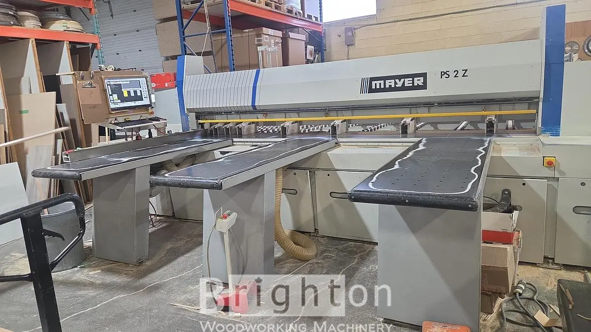 USED 2009 MAYER 6062 USED, GERMAN MADE ,10FT BEAM SAW.