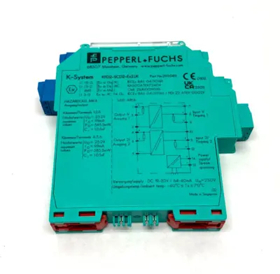 New | in-Stock Pepperl+Fuchs K-System SMART Current Driver 2-Channel 295089 Industrial Controls Michigan US | Maverick Industrial Sales #1393104