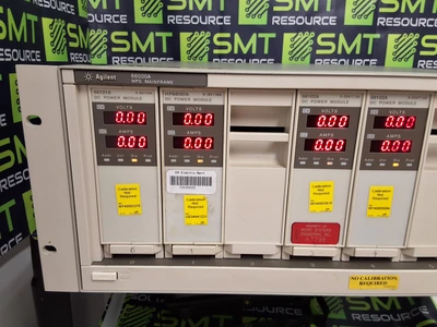 AGILENT 66000A MPS MAINFRAME WITH (2) 66101A AND (2) 66102A MODULES
