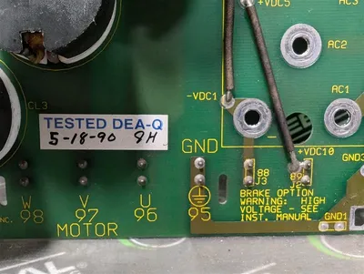 Danfoss 175L1102 Variable Frequency Drive Power Distribution Board Used