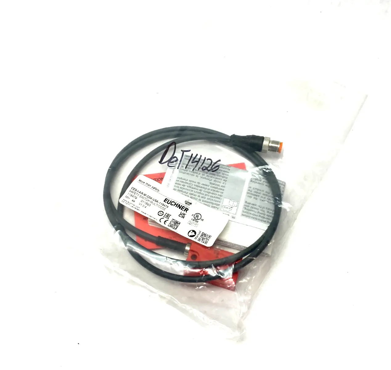 NEW EUCHNER MULTICODE SAFETY SWITCH, RFID, M12 CONNECTOR