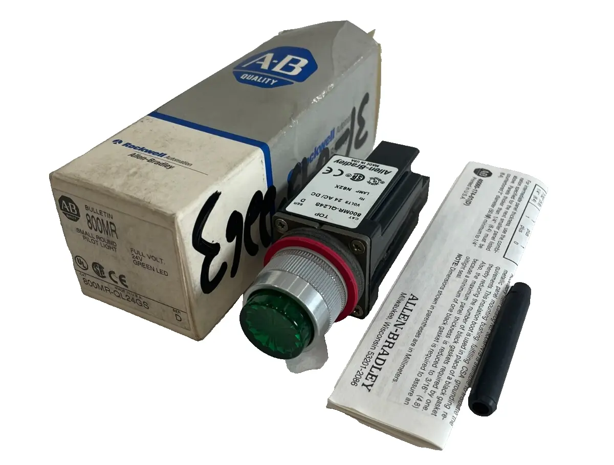 A / B 800MR-QL24GS PILOT LIGHT SER. D 800MRQL24S 800MRQL24GS NEW, SURPLUS