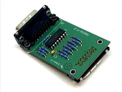 TE025b | JTAG 4Pin Interface PCB Board  V1.2 - Used