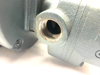 112350.00, C6T17FB61C | Leeson 112350.00 3-Phase Hydraulic Pump Motor 1/2HP 1725rpm C6T17FB61C - Used