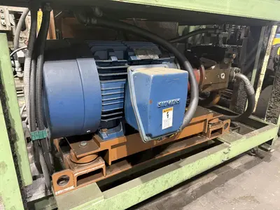 HERTWICH ENGINEERING MODEL #HE-300-30/A SWARF PUCK BRIQUETTER PRESS MACHINE: STOCK #23344