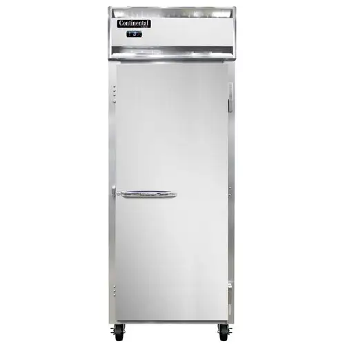 Continental 1FENSS 28 1/2" One Section Reach In Freezer, (1) Right Hinge Solid Door, 115v
