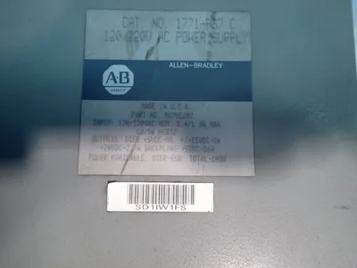 Used ALLENBRADLEY 1771PS7 PLC Power Supplies Ohio US | HGR 24 #912938