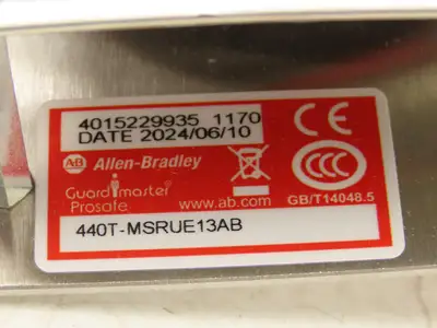 Allen Bradley 440T-MSRUE13AB Guardmaster Trapped Key Interlock Solenoid Release