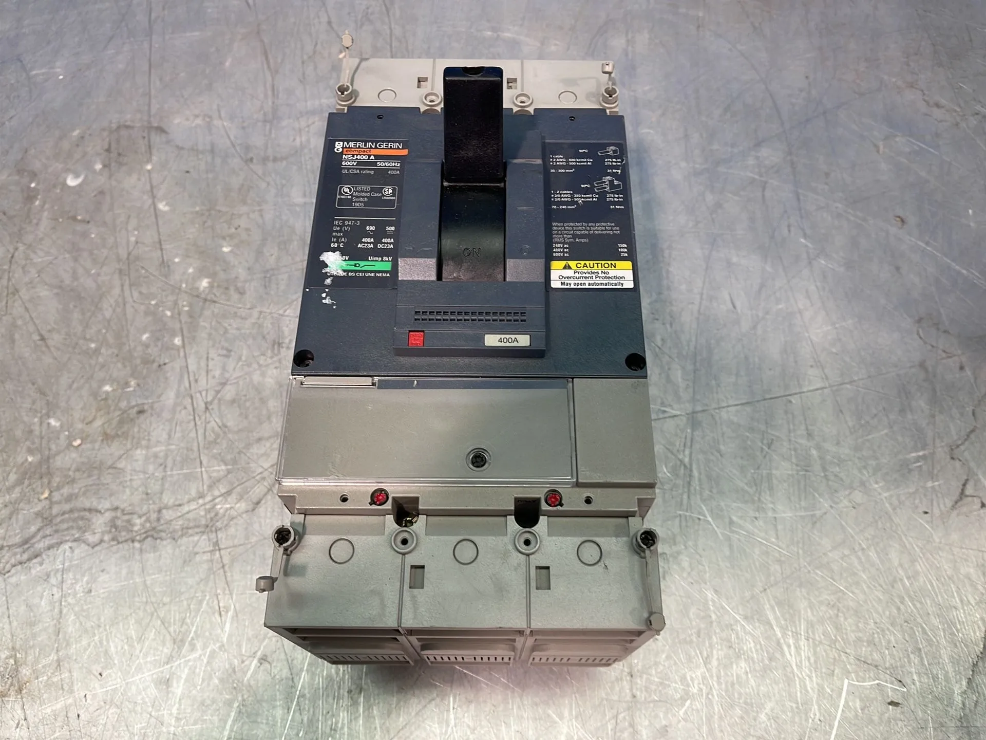 Used MERLIN GERIN NSJ400 A Circuit Breakers Ohio US | HGR 24 #1175479
