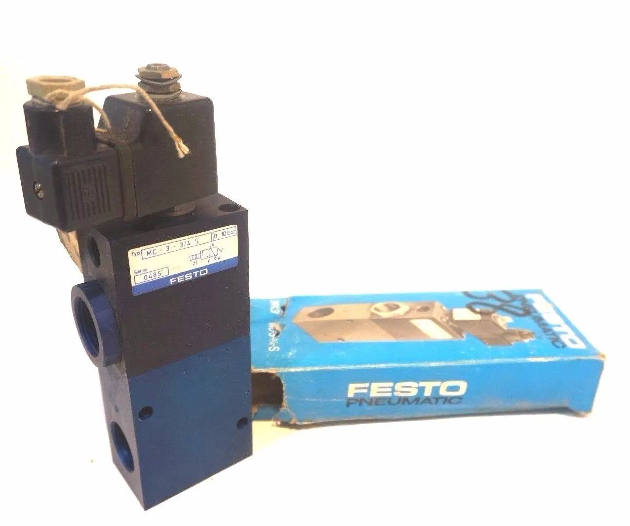 NEW FESTO MC-3-3/4 S SOLENOID VALVE MC334S