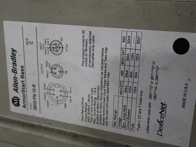 Used ALLENBRADLEY 280DF12Z10CGRW3PI Starters Ohio US | HGR 24 #885609