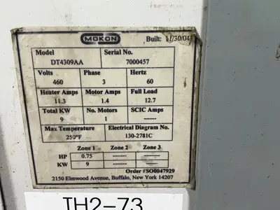 Used 2004 MOKON DT4309AA Misc Plastics Equipment Ohio US | HGR 24 #1482309