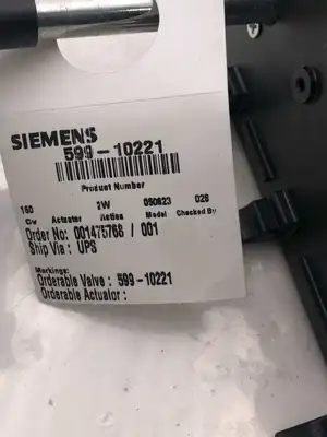 Siemens 599-10221 1-1/2″ Brass 2-Way Rotary Control Ball Valve -NIB