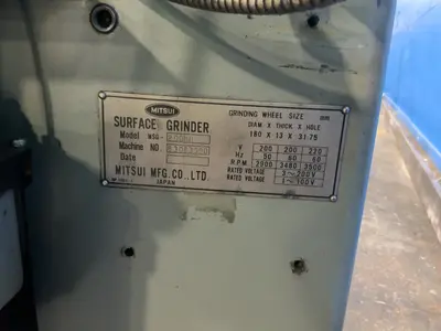 Used MITSUI 200MH Reciprocating Surface Grinders Ohio US | HGR 24 #1083643