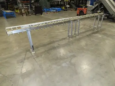 QC Industries 17' Automation Indexing Conveyor 2" Modular Cleated Timing Belt