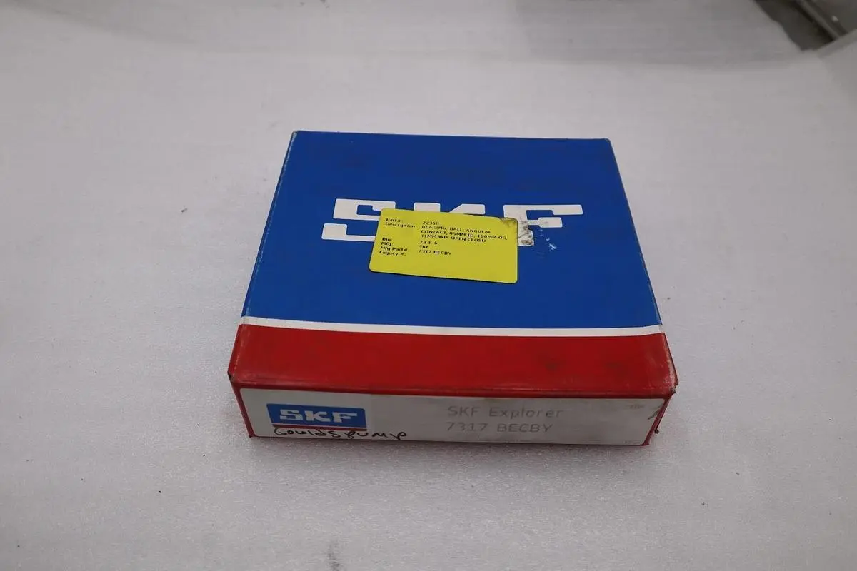 NEW SKF 7317 BECBY ANGULAR CONTACT BEARING STOCK 1672CC