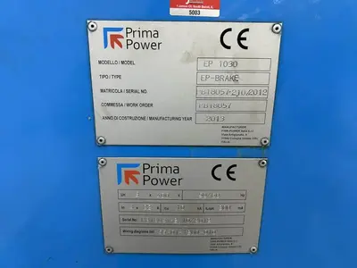 Used 2013 PRIMA POWER EP 1030 Press Brakes Georgia US | The Equipment Hub #1123342