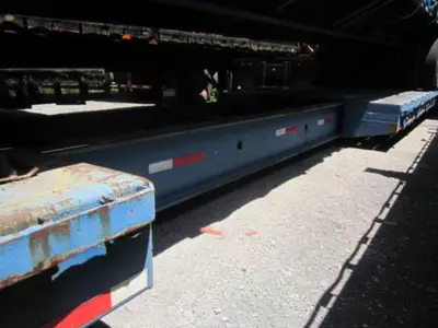 Used TRANSCRAFT 40 TON EXTENDABLE DOUBLE DROP DECK TRAILER Lowboy Trailers Florida US | USA Transequipment #1542600