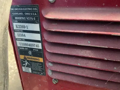 Used LINCOLN ELECTRIC INVERTEC V275S Tig Welders Ohio US | HGR 24 #1498568