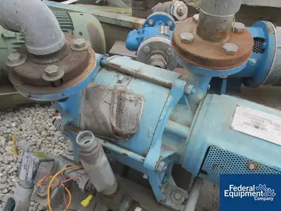 USED Graham Graham Liquid Ring Vacuum Pump, Model 3PV32080/13/43/M, C/S, 75 CFM, 7.5 HP