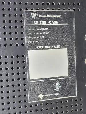 NEW 2009 GENERAL ELECTRIC SR735