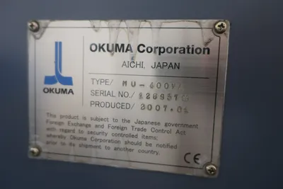 2007 OKUMA MU-400VA Vertical Machining Centers (5-Axis or More) | CNC EXCHANGE (13)