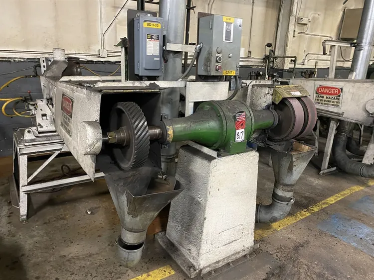 Used Setco SPL, CAN BE USED WITH (2) GRINDING BELTS PER SIDE Belt Grinders Including Sanders New Jersey US | Machinery Values #302698