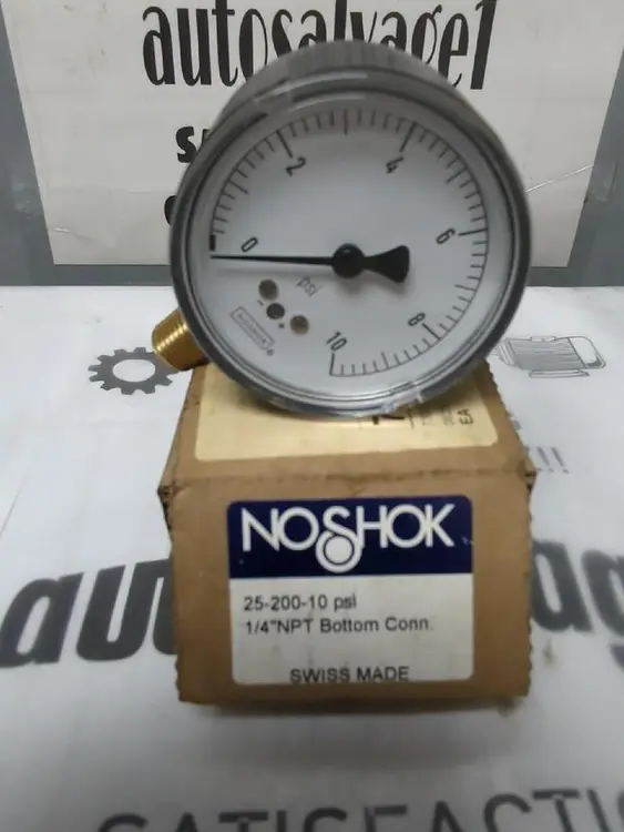 New | in-Stock NOSHOK 25-200-10 Universal Pressure Meters Ohio US | Surplus Asset Holdings #1239698
