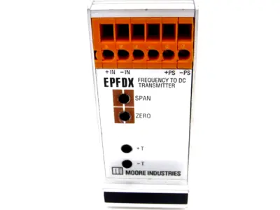 USED MOORE INDUSTRIES EPFDX/Q/4-20MA/12-42DC-RF ISOLATOR EPFDXQ420MA1242DCRF
