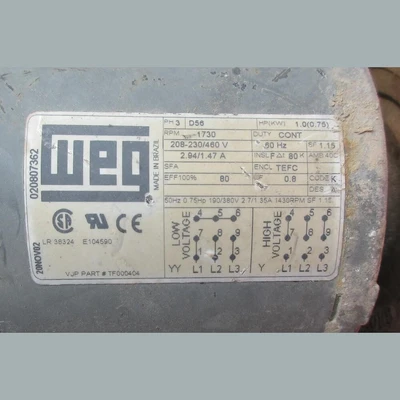 USED WEG TF000404