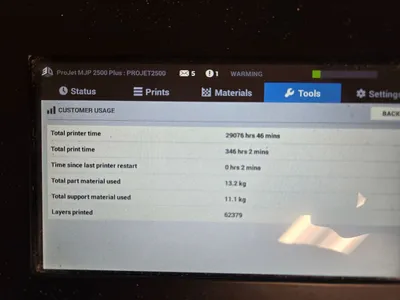 Used 2016 3D SYSTEMS PROJET MJP 2500 3D Printers Illinois US | Asset Exchange Corporation #1424063