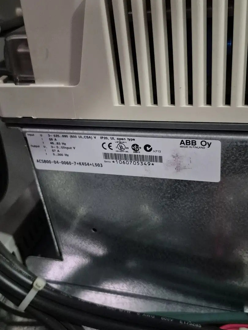 Used ABB ACS800-04-0060-7+K454+L503 Switchgears British Columbia CA | Lenmark #367243