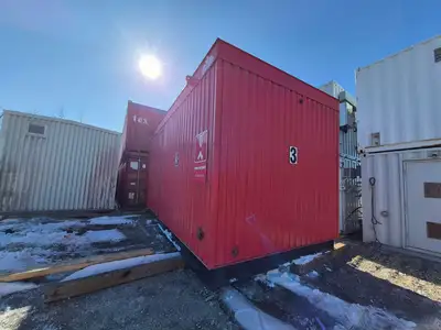 Containerized Foam Fire Suppression System w/ Deluge Valve, Potter Controls & Piping Manifold