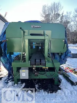 USED BREWCO 1600 SINGLE HEAD RESAW WITH RUN AROUND