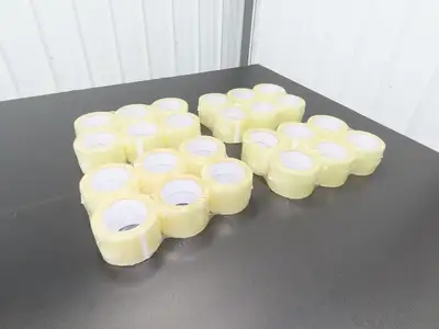 24 Rolls 3" Wide Clear Tape Packaging Carton Sealing Tape 72mm 110 Yard 2 Mil