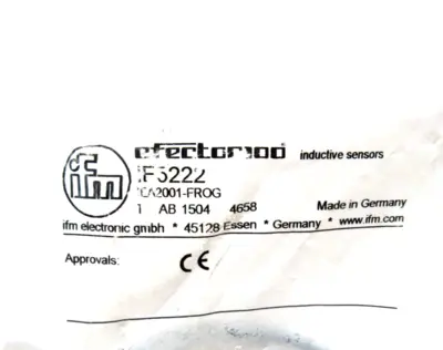 NEW EFECTOR IEA2001-FROG INDUCTIVE SENSOR IE5222 IEA2001FROG