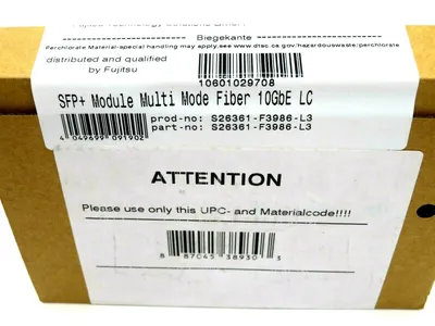 NEW FUJITSU S26361-F3986-L3 SFP MODULE MULTI MODE FIBER FTLX8571D3 S26361F3986L3