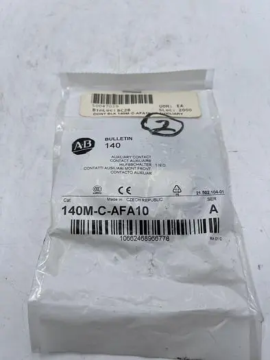 New | in-Stock ALLEN-BRADLEY ALLEN-BRADLEY 140M-C-AFA10 SER A Circuit Breakers | ND Industrial Surplus #1213455